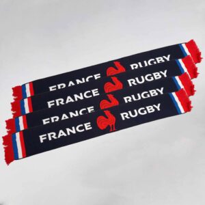 LOT DE 4 ECHARPES SUPPORTER FRANCE RUGBY