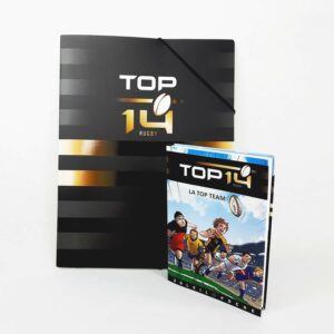 Lot - 1 Chemise TOP 14 + 1 Roman Jeunesse La Top Team