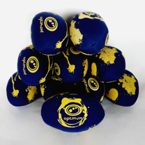 Lot de 10 Ballons de rugby Néoprène T3 - OPTIMUM