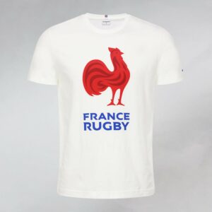 T-shirt Supporter France Rugby Blanc - 12 ans